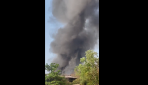 Watch: Fire breaks out on sets of TV serial in Mumbai 