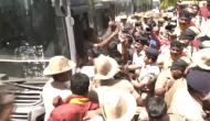 Watch: Autorickshaw drivers protest against bike taxi service in Bengaluru, detained