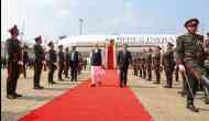 Prime Minister Narendra Modi accorded ceremonial Guard of Honour in Vientiane