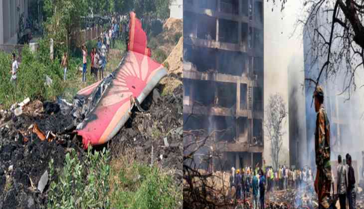 Pictures from the crash sites
