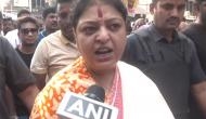 BJP's Priyanka Tibrewal leads protest against expelled TMC leader Sandipan Saha's residence in Kolkata