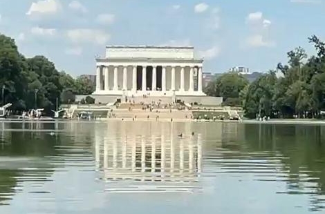 Lincoln Memorial Reflecting Pool Swamped by Algae After $14 Million Renovation